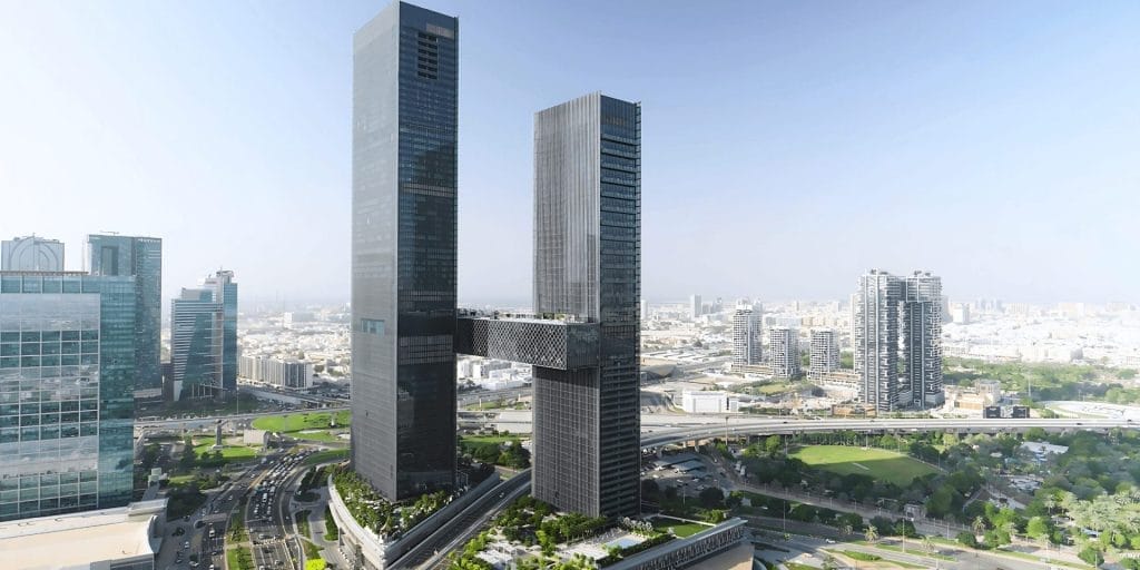 One Za’abeel stands as an architectural marvel, combining residential, commercial, and hospitality spaces.