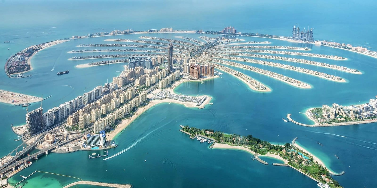 Palm Jumeirah artificial island