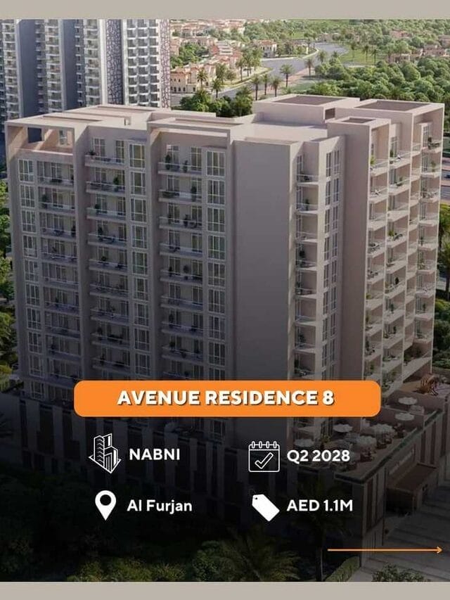 🏢 Avenue Residence 8 - Al Furjan 🏙️