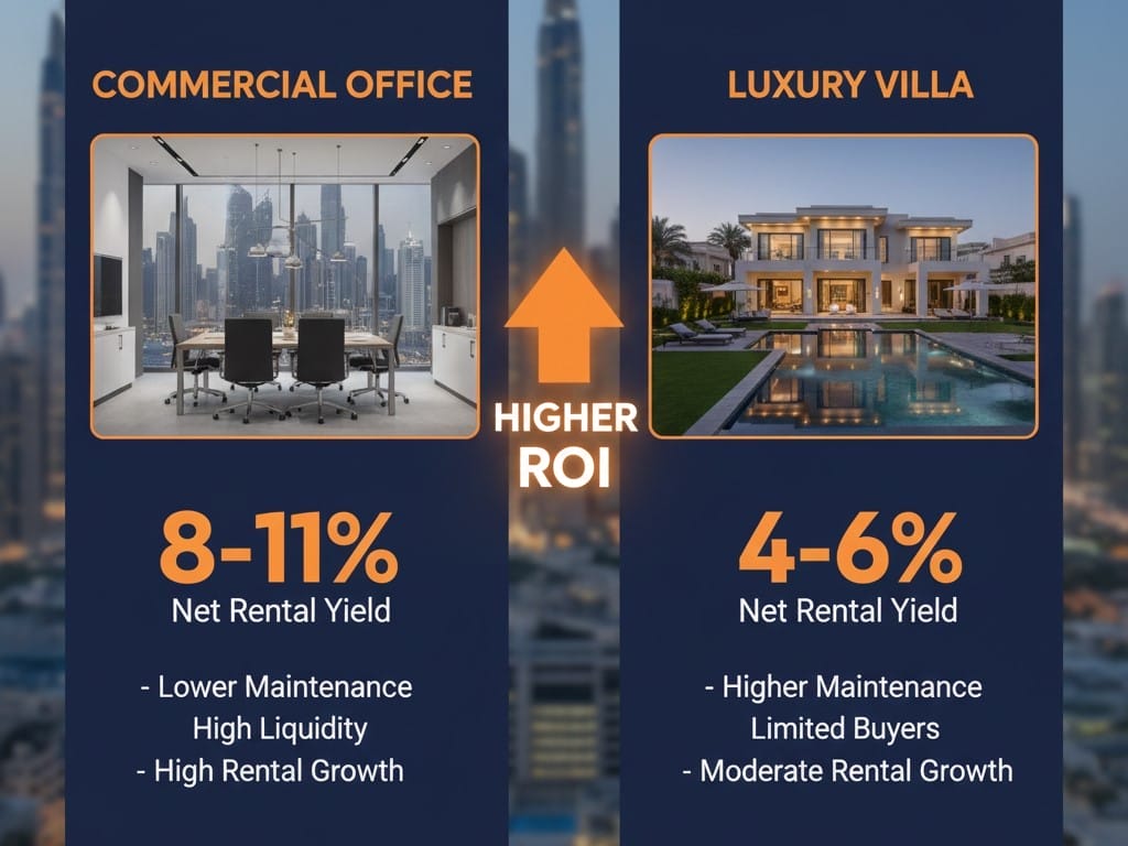 The ROI Showdown Office vs. Villa Investments